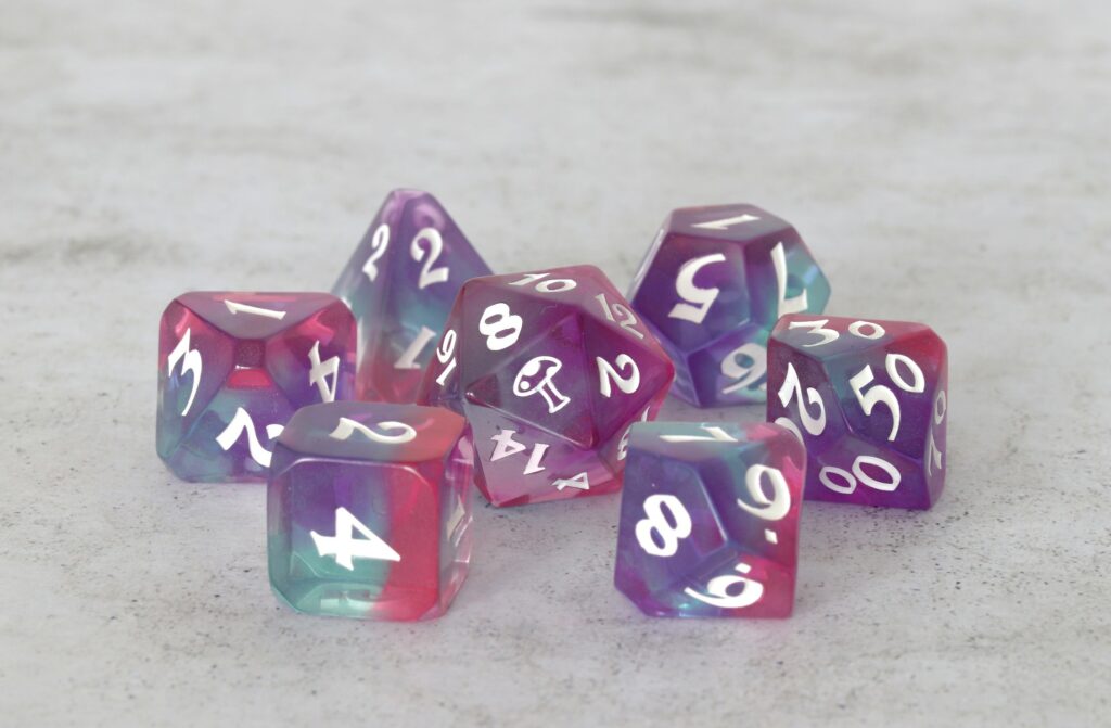 Mighty Nein Caduceus dice set