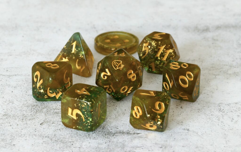 Mighty Nein Nott dice set