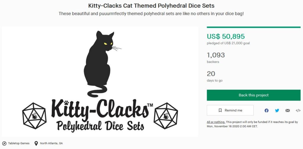 Kitty Clacks Kickstarter