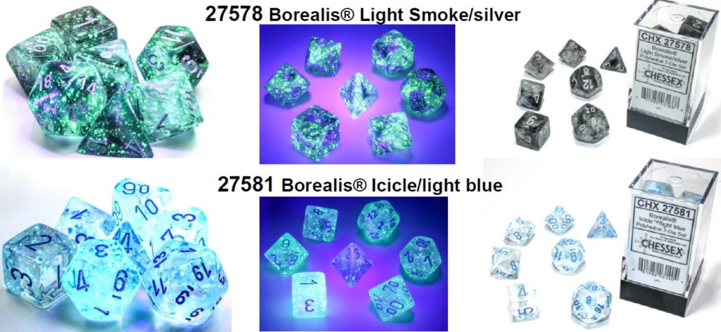 Chessex Borealis Light Smoke and Icicle