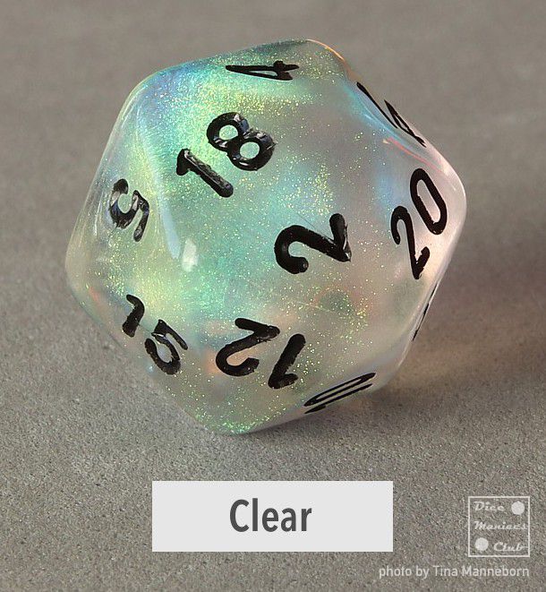 Chessex Borealis Clear d20