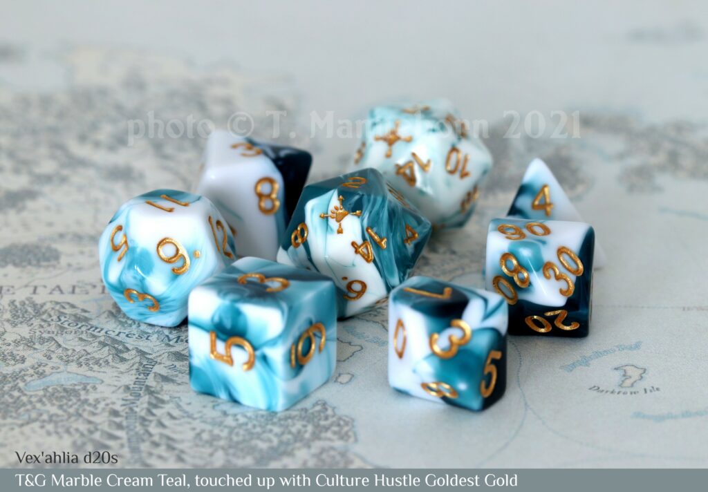 VM d20s Vex'ahlia customised polyset