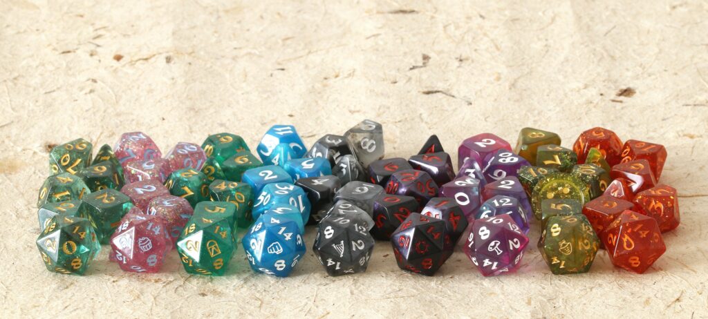 Critical Role Character Dice Sets - Mighty Nein