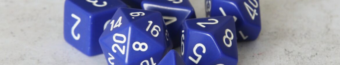 Chessex Opaque Blue - very old version