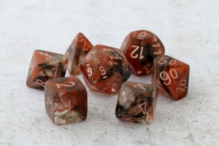Chessex Nebula Copper Matrix (reinked)