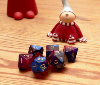 Chessex Gemini Blue-Magenta