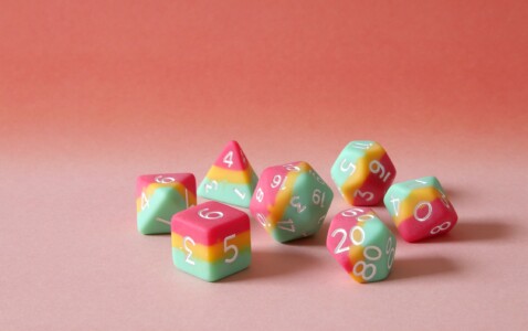 Ice Cream Dice Rainbow