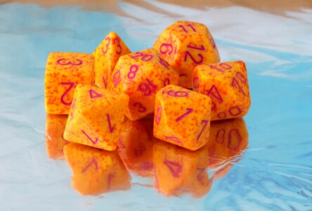Chessex Speckled Lotus (reinked)