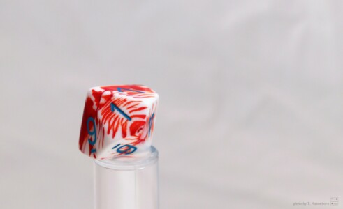 Chessex Gemini Red-White w/blue