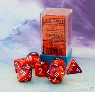 Lab Dice 2019 - Gemini Orange-Purple