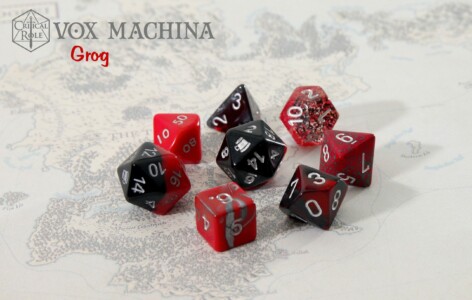 Vox Machina d20 Set Grog