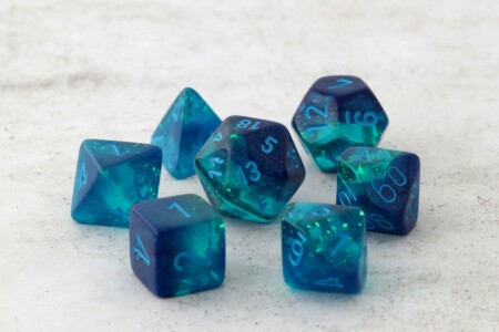 Chessex Gemni Blue-Blue