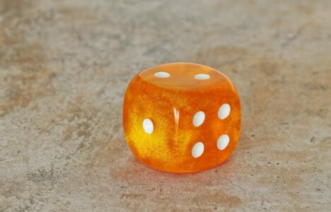 Chessex Borealis Orange 20mm