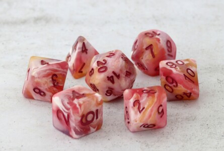 Falling Rocks Dice Daybreaker (customised handmade)
