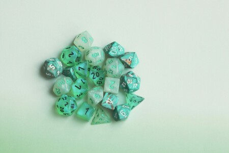 Dice Palette - Jade and Onyx