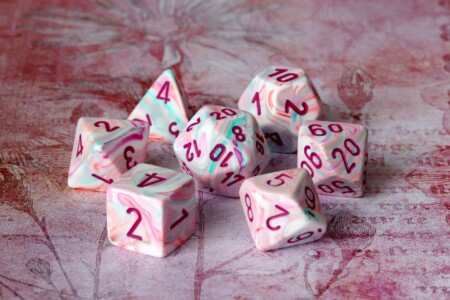 Chessex Festive Pop-Art (reinked)