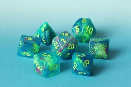 Chessex Festive Waterlily (reinked)