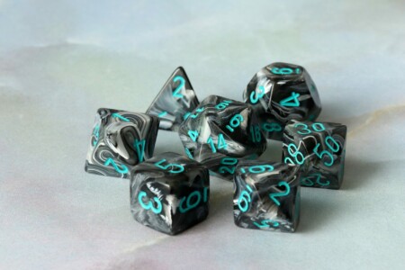 Chessex Vortex Black (reinked)