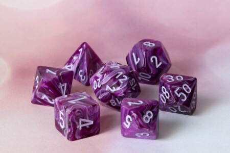 Chessex Vortex Purple (reinked)