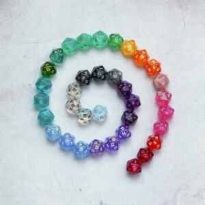 All Chessex Borealis d20s
