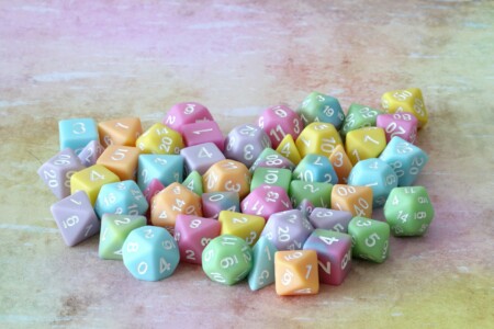 CritIt Pastel Pop with reinked HD Frosted Green Elves and HD Frosted Rainbow Drip