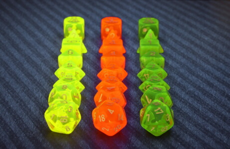 Neon Translucent Black Light Chessex Neon Translucent Black Light