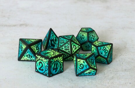 HS Dice - Window Dice Black (reinked)