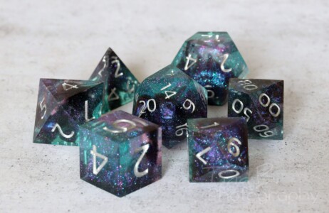 Spell Shard Dice - What a horrible night to have a curse (handmade)